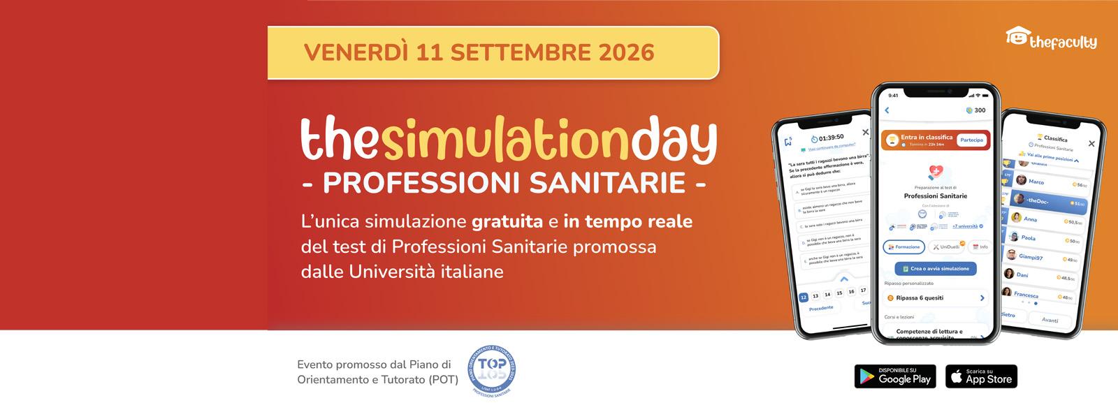 Test di ammissione alle Professioni Sanitarie: mettiti alla prova con "theSimulationDay"