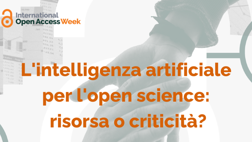 L'intelligenza artificiale per l'open science