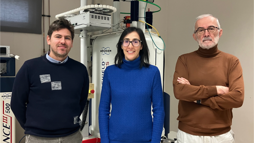 Fabio Carniato, Daniela Lalli e Mauro Botta (PRISMA UPO)