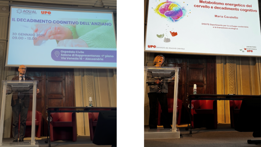 Il professor Castello e la professoressa Cavaletto