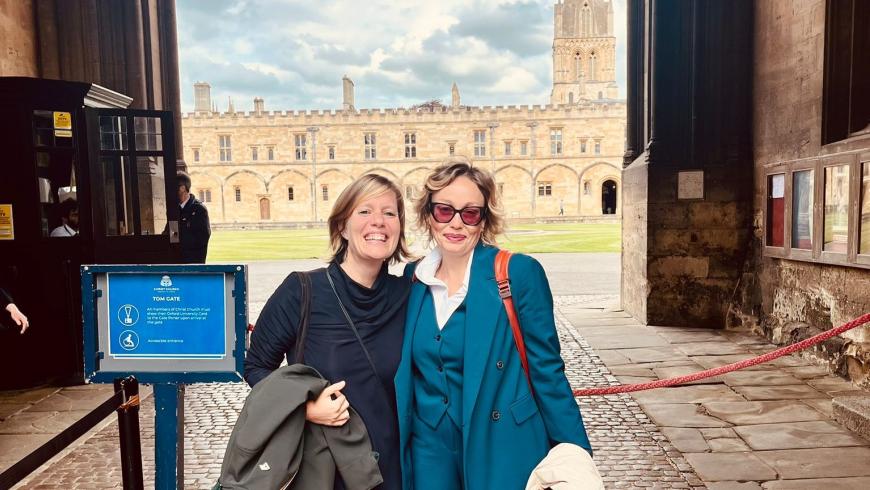 Le professoresse Chiara Fedriani e Maria Napoli